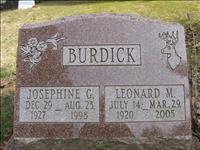 Burdick, Leonard M. and Josephine G